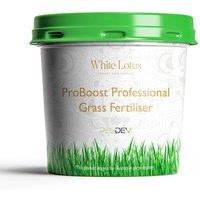 Pegdev ProBoost Professional Grass Fertiliser 12-6-6 Premium Nutrient Blend 1kg in Beige