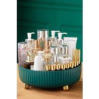 Living and Home 28CM Spinning Skincare Cosmetic Organizer in Green
