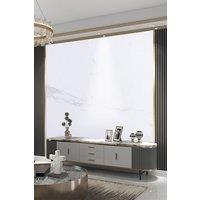 Living and Home 3M x 60Cm Marble Effect Wallpaper Roll Self Adhesive Contact Paper in White | Size: 3M x 60 cm