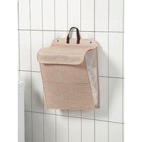 Living and Home Foldable Washable Hanging Laundry Basket in Beige