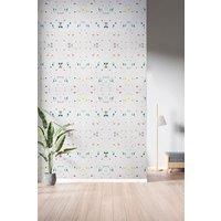 Living and Home 10pcs Peel and Stick Terrazzo PVC Wall Tile Sticker for Bathroom, Kitchen & Living Room in White