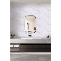 Living and Home 10pcs Peel and Stick PVC Marble Wall Tile Sticker for Bathroom, Kitchen & Living Room, White Jade