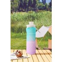 Living and Home 600ml Collapsible Silicone Water Bottle - 6 Colors, Travel & Gym