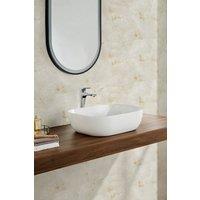 Living and Home 10pcs Ivory Marble Self-Adhesive Wall Stickers-Water & Oil Splash-proof, Antiflaming in Jade