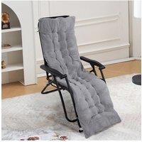 Living and Home 160x50cm Sherpa Fleece Lounge Cushion Warm Seat Pad Cosy Home Decor in Grey | Size: 160x50 cm