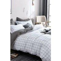 Ezysleep Cambridge Printed Duvet Cover Set in Grey | Size: King