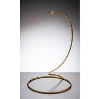 Sienna Glass Gold Metal Ornament Stand Large