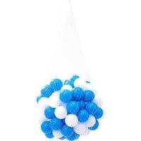 Living and Home 100Pcs Plastic Ball Pit Balls with Mesh Bag in Blue