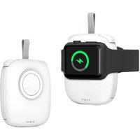Xample Portable Keychain Charger for Apple Watch, iPhone, Android, Wireless Charging in White