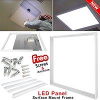 Xample Surface Mount Frame Kit 600x600 mm LED Panel Light Ceiling Aluminum White Finish