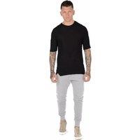 Cotton Works Slim Fit Elasticated Waist Fleece Joggers in Grey | Size: 3XL