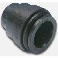John Guest 12mm End Stop End Stop Push-fit Fitting, Fast & Simple to Install in Black