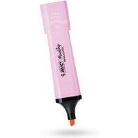 Bic Highlighter Flat - Pastel Pink - Single