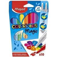 Maped Color'Peps Pack of 10 Magic Colour Reveal Felt Tip Pens