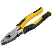 Stanley Controlgrip Combination Plier 180Mm (7In) in Yellow