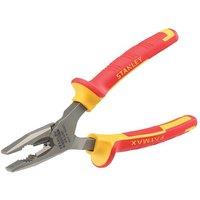 Stanley Fatmax Combination Pliers Vde 165Mm in Red