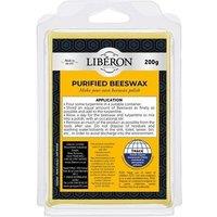Liberon Purified Beeswax 200g in Brown