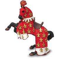 Papo Fantasy World Red Prince Philip's Horse Toy Figure, Three Years or Above, Red/Brown (39257)