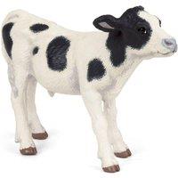 Papo Farmyard Friends Black & White Calf Toy Figure, Three Years or Above, Black/White (51149)