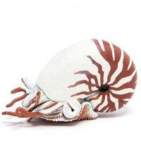 Papo Marine Life Nautilus Toy Figure, Three Years & Above, White/Red (56061)