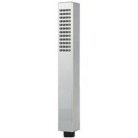 Nes Home Chrome Square Single Mode ABS Handset in Silver