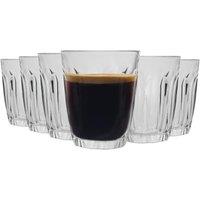 Duralex Provence Shot Glass Espresso Cups - 90ml Drinking Glasses - Pack of 6 in Clear