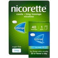 Nicorette Lozenge Mint 2Mg 40 Pack in Clear