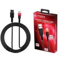 Subsonic PS5 USB C Charging & Transfer Cable with Super-soft Anti Knot Cable & LED Backlight For PS5 Controller