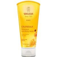 Weleda Calendula Oil Shampoo & Body Wash 200ml in Clear