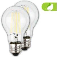 BRILONER 2 Pack 4W E27 Globe Warm White LED Bulbs Class A