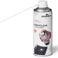 Durable Powerclean Strong Compressed Air Duster Keyboard Pc Cleaner - 400ml in White | Size: 1 Pack