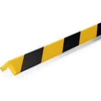 Durable Adhesive Warning Corner Impact Protection Profiles C19 - 1 Metre in Yellow