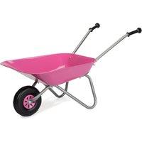 Rolly Pink Metal Wheelbarrow