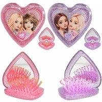 TOPModel Childrens Folding Heart Shaped Hairbrush Beauty & Me