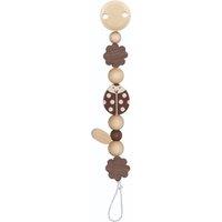 Goki Nature Soother Chain ladybird in Brown | Size: 1 Pack
