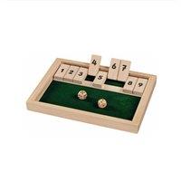 Goki Shut the box game in Beige