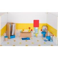 Goki Furniture Ror Flexible Puppets Bathroom 17 Pieces | Size: 1 Pack