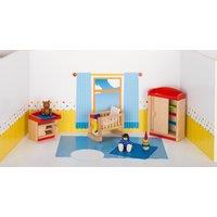 Goki Dolls House Furniture For Flexible Puppets Childrens Room | Size: 1 Pack