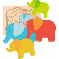 Goki Puzzle Elephant 5 Layers 5 Pieces | Size: 1 Pack