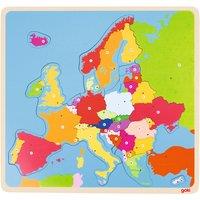 Goki Wooden 35 Piece Europe Puzzle | Size: 1 Pack