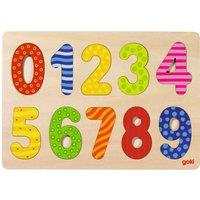 Goki Number puzzle 0-9 - 10 pcs | Size: 1 Pack