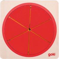 Goki Wooden 21 Piece 6 Layered Puzzle Circle | Size: 1 Pack