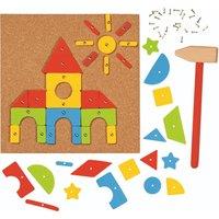 Goki Hammer & Nail Game, Basic. 118 Pieces | Size: 1 Pack