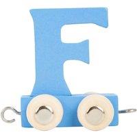 Small Foot Blue Wooden Train Letter 'F'