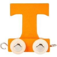 Small Foot Orange Wooden Train Letter 'T'