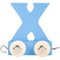 Small Foot Blue Wooden Train Letter 'X'