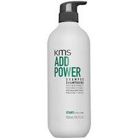 KMS AddPower Shampoo 750ml in Light Grey