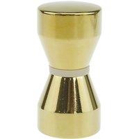 Nes Home Cone Brushed Brass Aluminium Shower Door Knob Handle in Gold