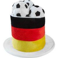 tectake Germany Football Fan Top Hat With Footballs