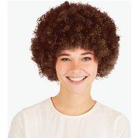 tectake Afro Wig | Clown in Brown
